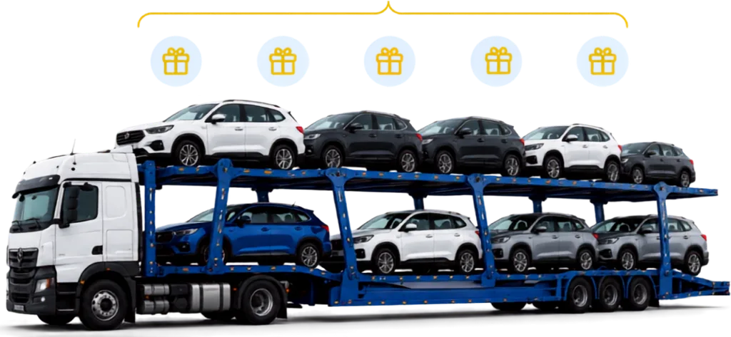 $500 credit when you start with Stat.VIN Delivery — first 5 cars shipped free
